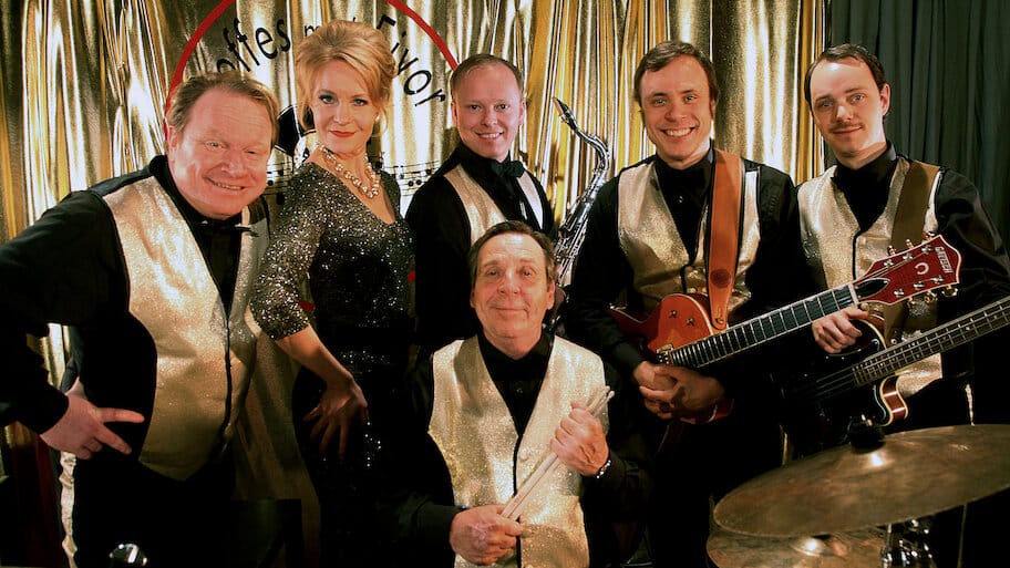 Rallybrudar backdrop