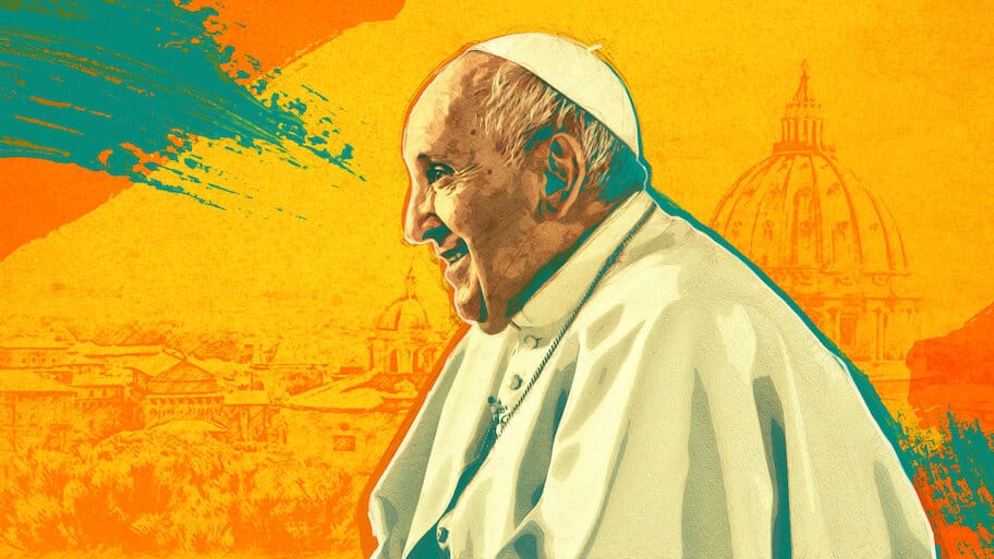 Stories of a Generation - with Pope Francis backdrop