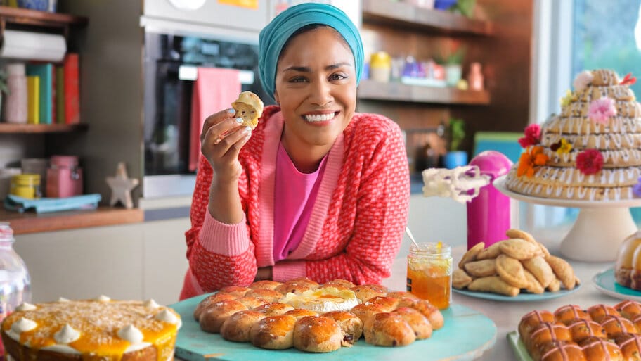 Nadiya Bakes backdrop