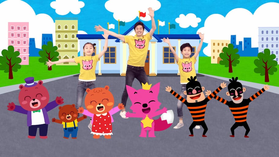 Pinkfong Dance Workout backdrop