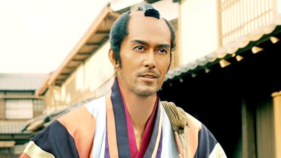 Flea-picking Samurai backdrop