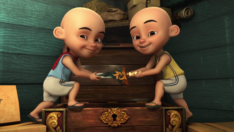Upin & Ipin: The Lone Gibbon Kris backdrop
