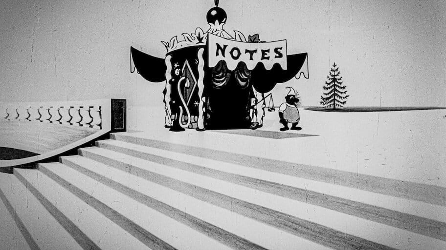 Marchand de notes backdrop