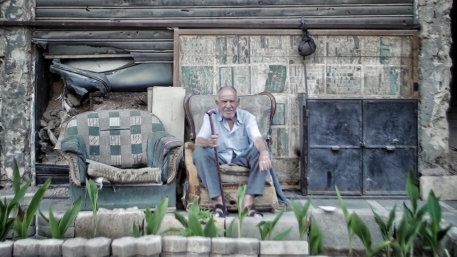 As Though Nothing Happened backdrop