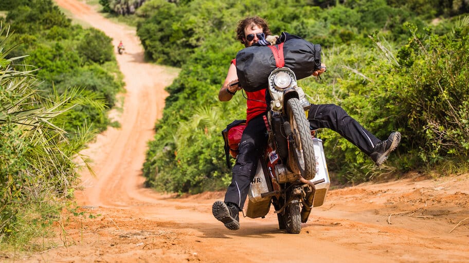 Afrikou na pionyru backdrop