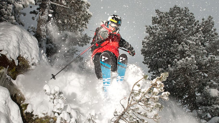 Fischer Freeskiing backdrop