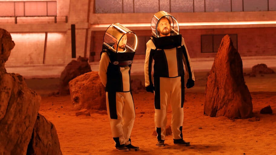 Holiday on Mars backdrop