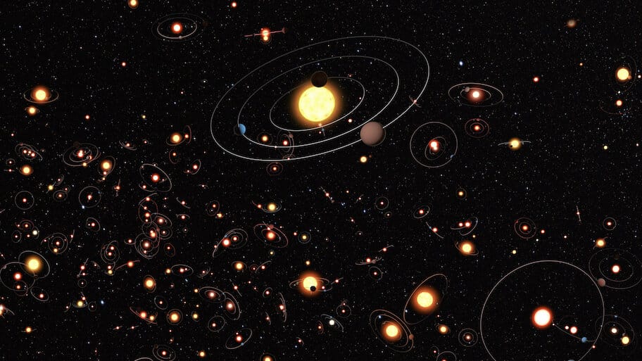 Life in Outer Space: Exoplanets backdrop