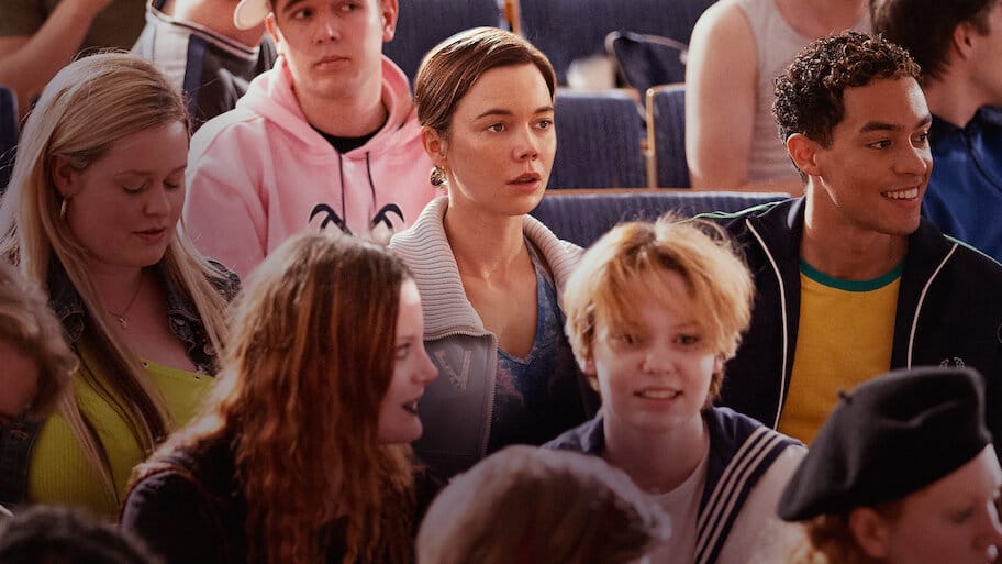 One More Time backdrop