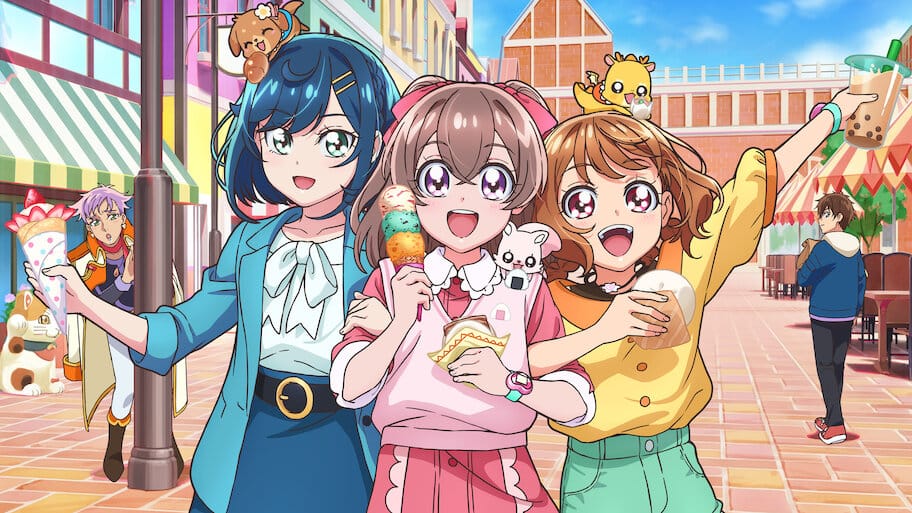 Delicious Party Precure backdrop