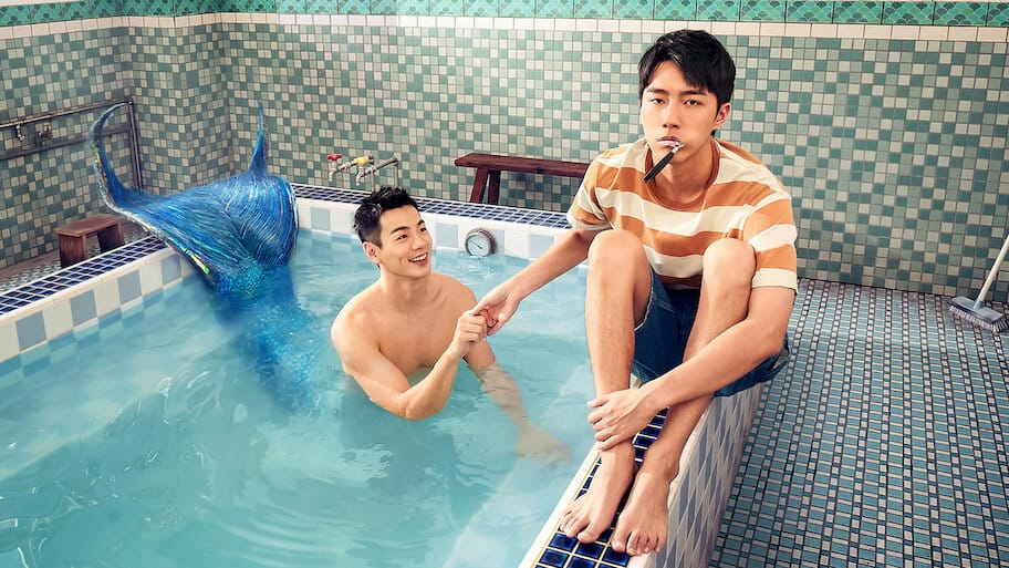 49 Days with a Merman backdrop