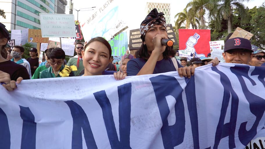 Plastic Island backdrop