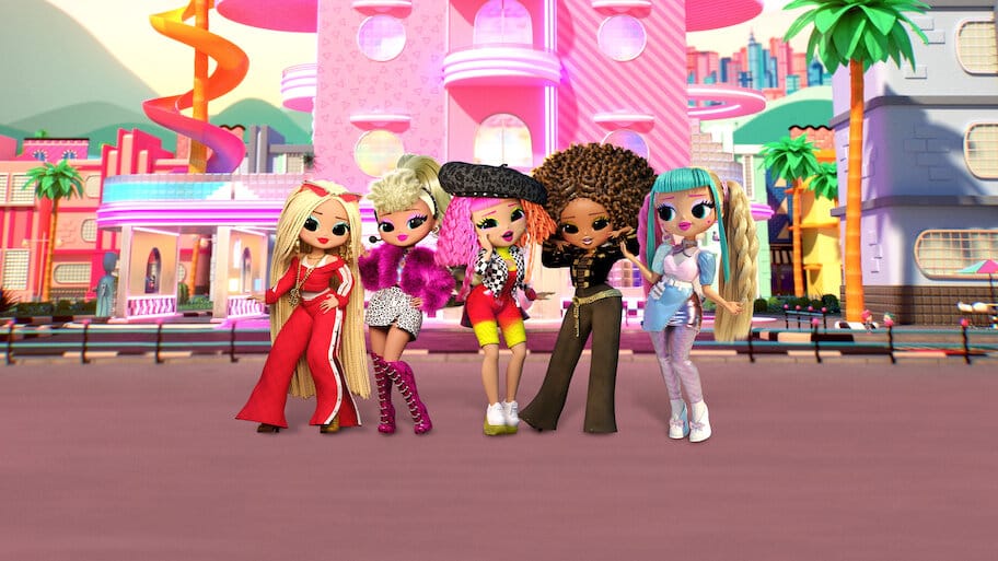 LOL House of Surprises backdrop