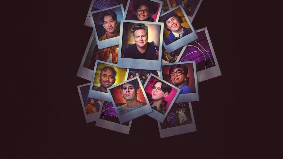 Hannah Gadsby's Gender Agenda backdrop