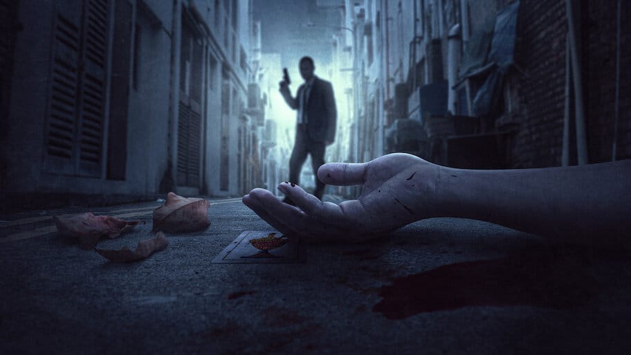 The Playing Card Killer backdrop