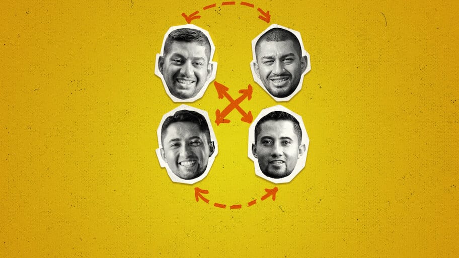 The Accidental Twins backdrop