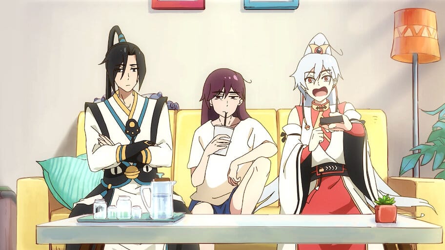 God Troubles Me backdrop