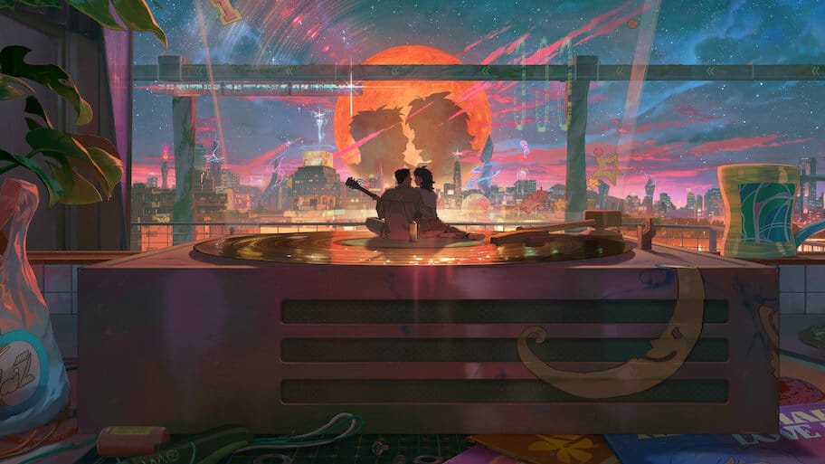 Lost in Starlight backdrop