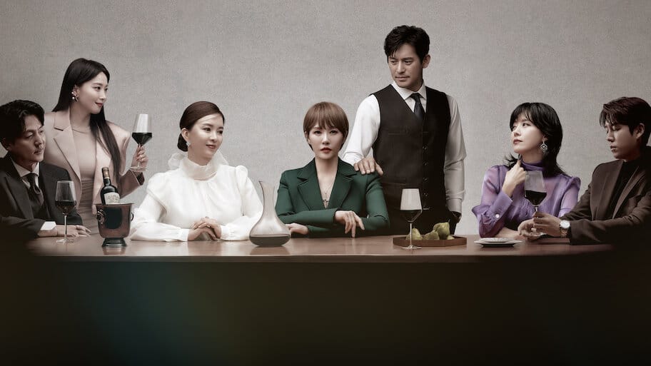 Queen of Masks backdrop