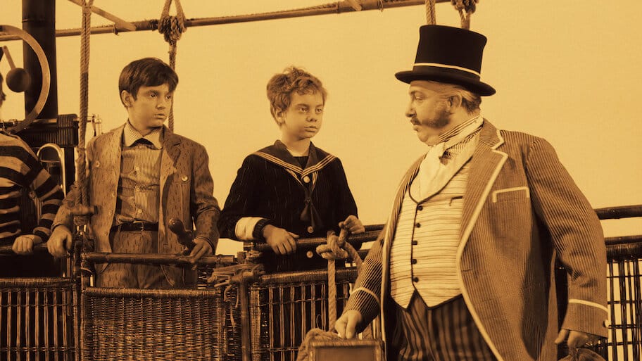 The Stolen Airship backdrop