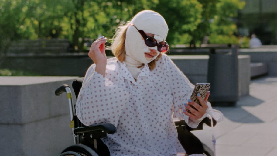 Sick of Myself backdrop