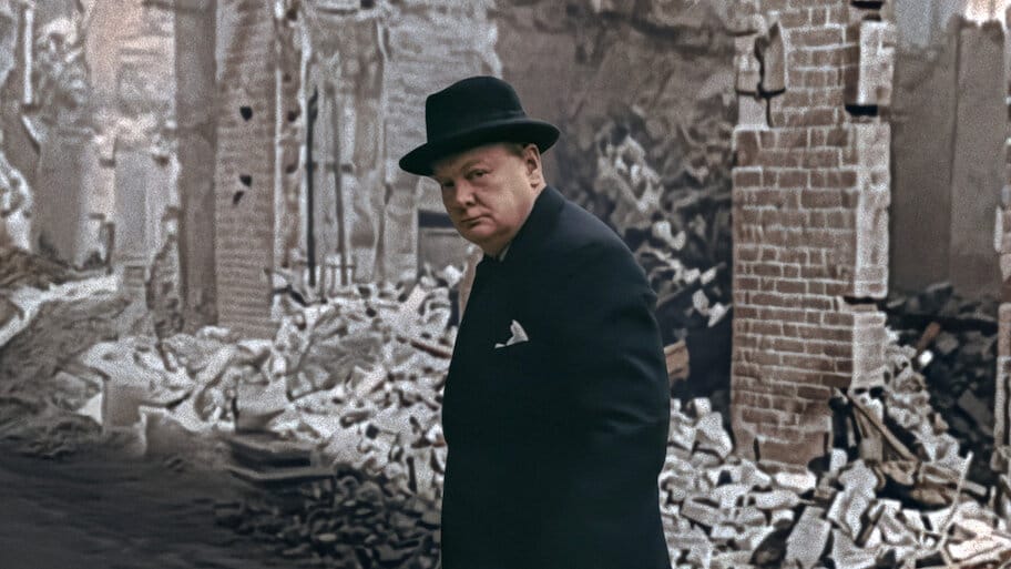 Britain and The Blitz backdrop