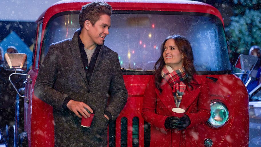 Christmas at the Drive-In backdrop