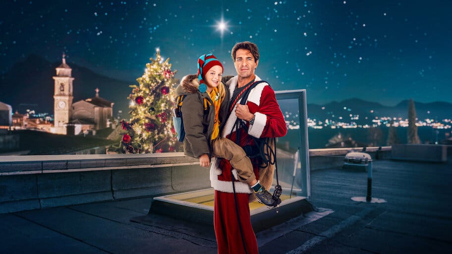 In fuga con Babbo Natale backdrop