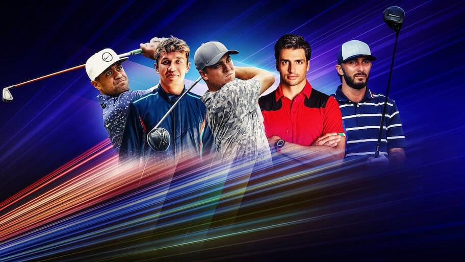 The Netflix Cup backdrop