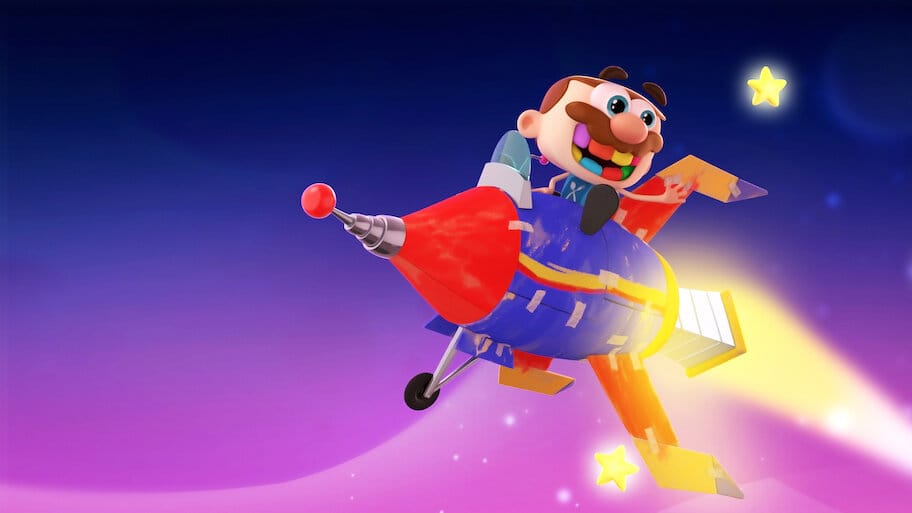 Learning and fun with Jose Comelon backdrop