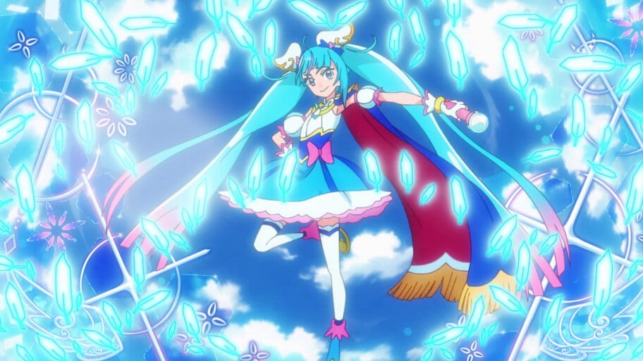 Soaring Sky! Precure backdrop