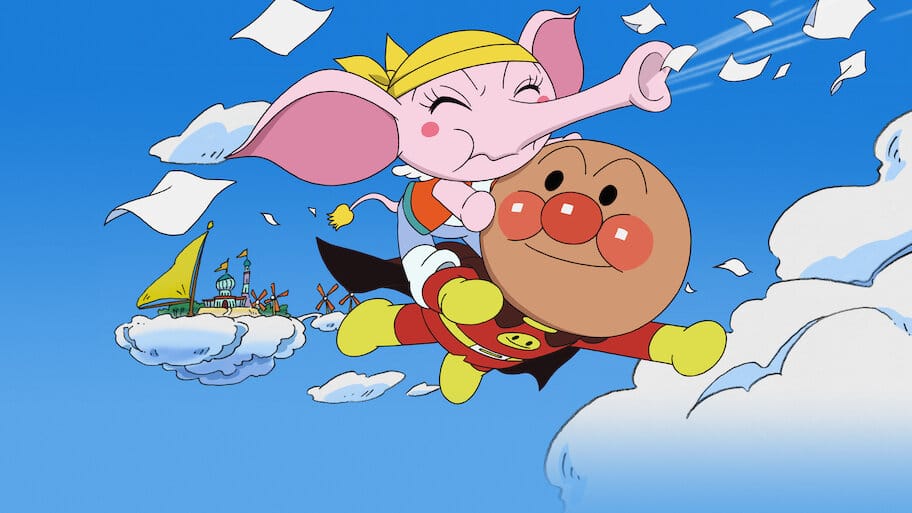 Anpanman: Fly! Handkerchief of Hope backdrop