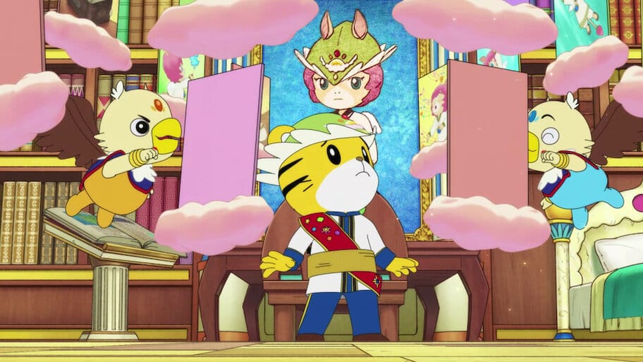 Shimajiro and the Sparkle Kingdom Prince backdrop