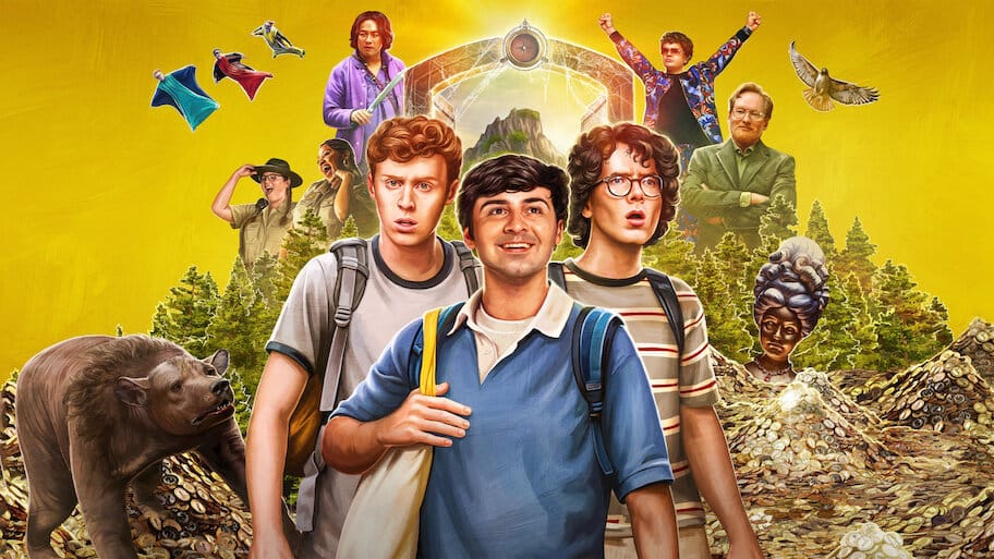 Please Don't Destroy: The Treasure of Foggy Mountain backdrop