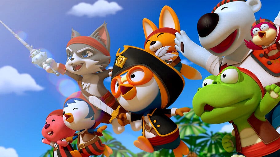 Pororo, Treasure Island Adventure backdrop