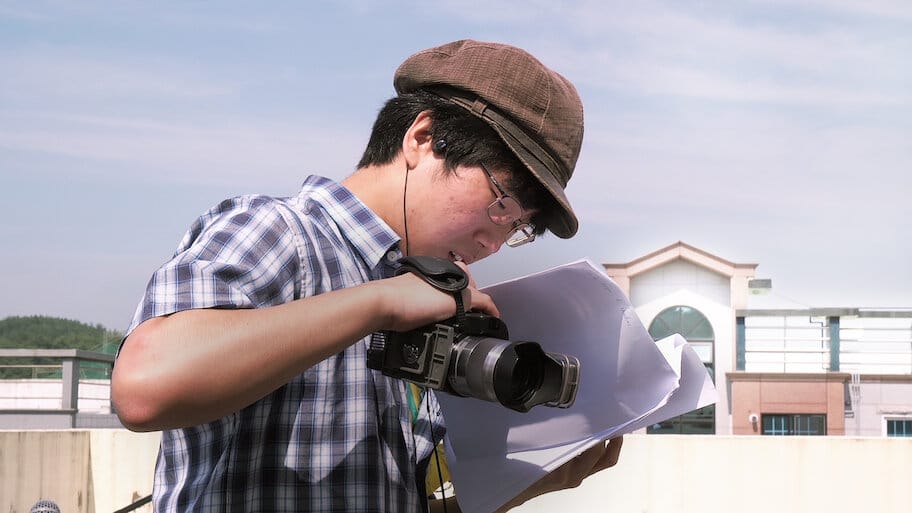 Behind the Dark Night backdrop