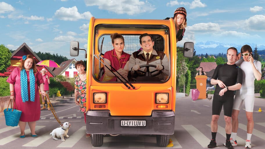 Recycling Lily backdrop