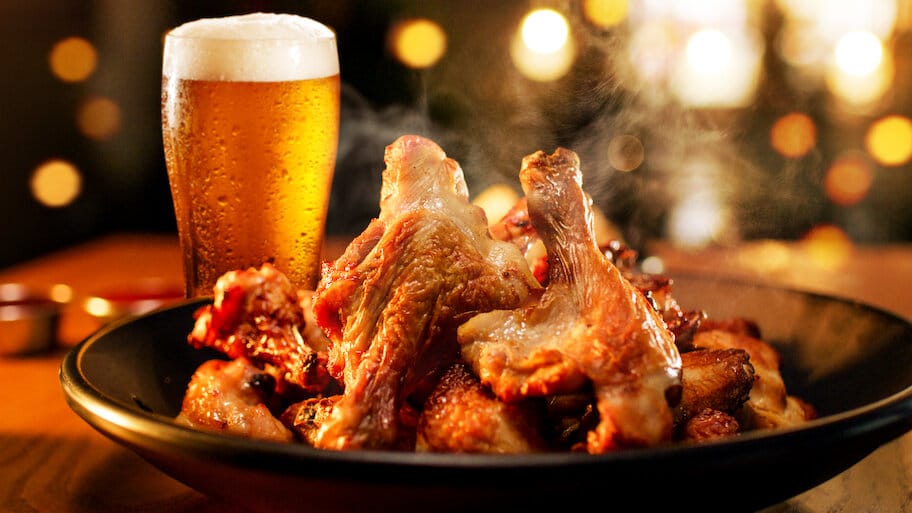 Korean Fried Chicken Rhapsody backdrop