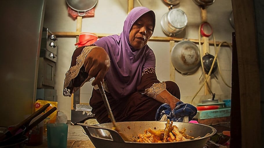 Slumfood Millionaire backdrop