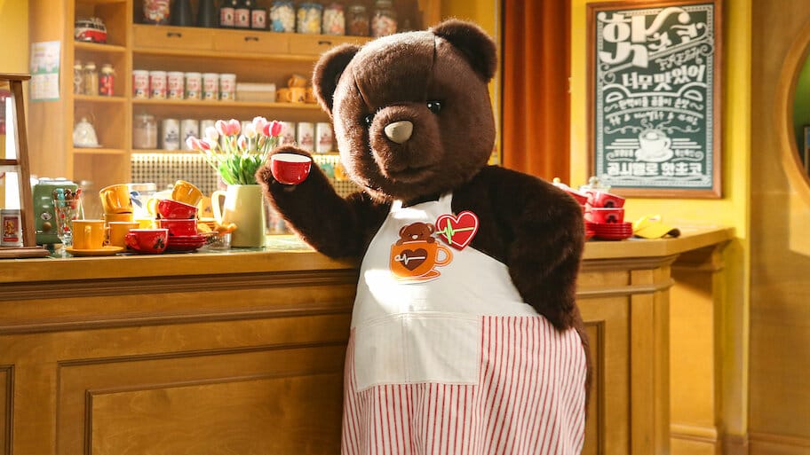 Teddy Bear Hot Choco backdrop