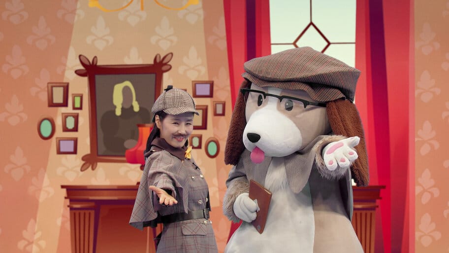 Dingdongdang Kindergarten - Detective Dingdong and Danggoo backdrop