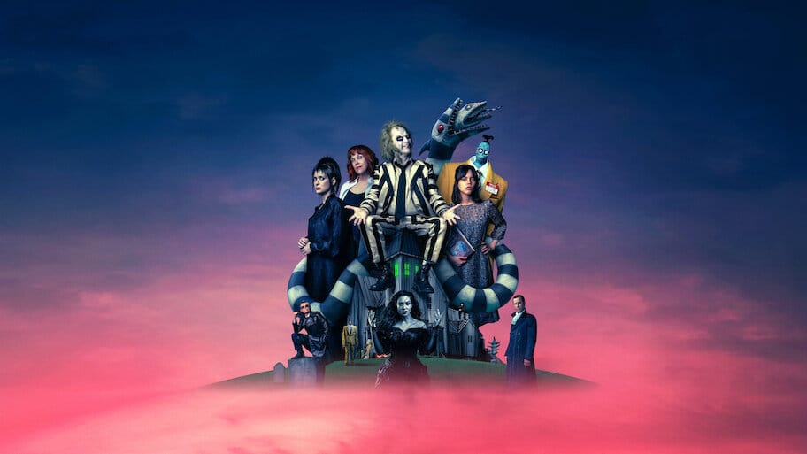 Beetlejuice Beetlejuice backdrop