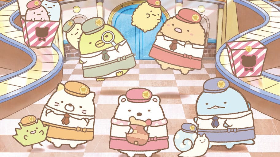 Sumikkogurashi: The Patched-Up Factory in the Woods backdrop