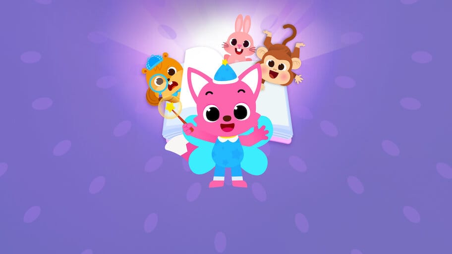 Storytime with Pinkfong and Animal Friends backdrop