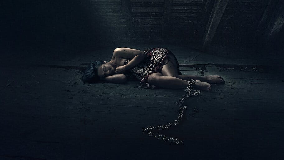 Women from Rote Island backdrop