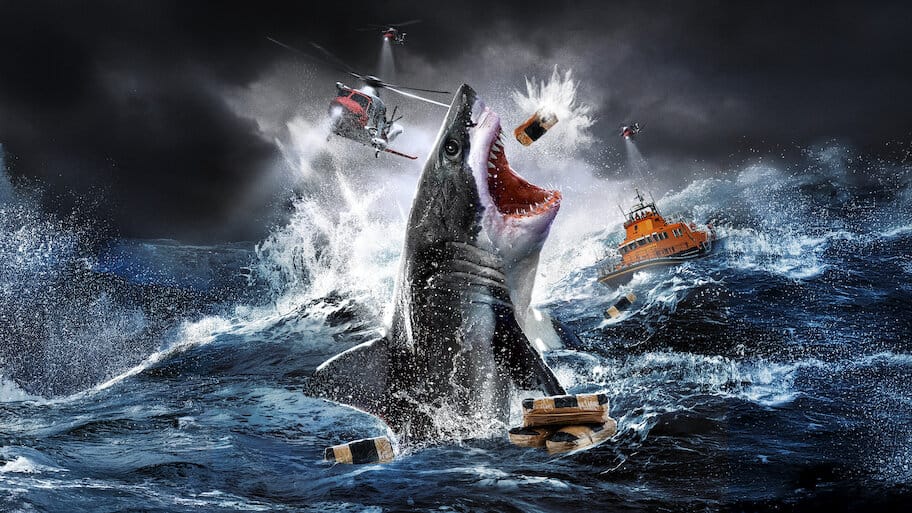 Cocaine Shark backdrop