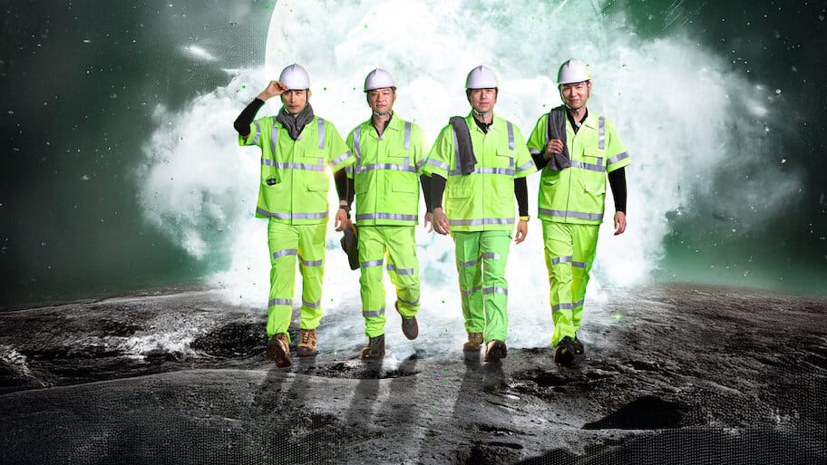 Green Fathers Club backdrop