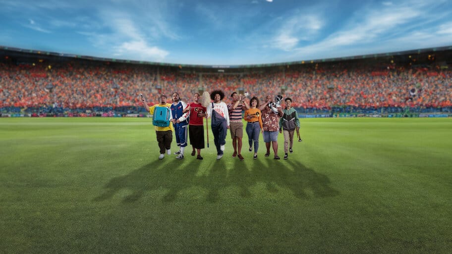 Red, White & Brass backdrop