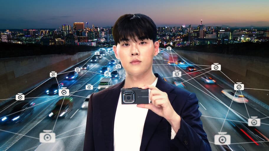 Man in Black Box backdrop