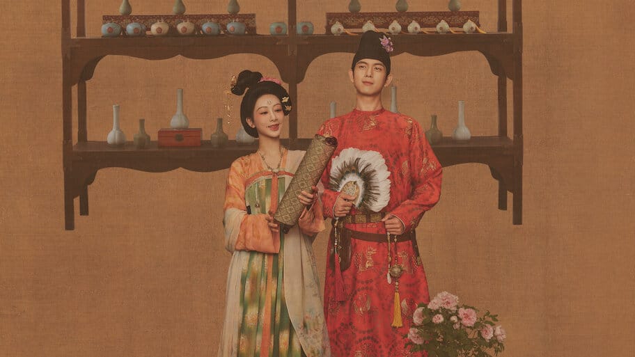 Flourished Peony backdrop